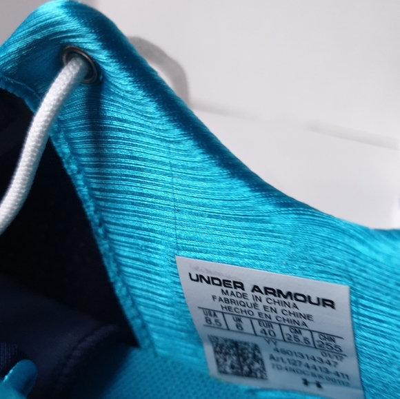 Under Armour Wm's Street Precision  Midnight Navy Low Top Lace-Up Sneakers 8.5 - Picture 14 of 16